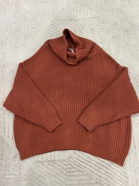 Free People Ribbed Turtleneck Sweater